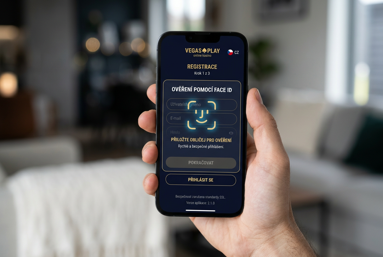 Digitální ověření identity přes BankID na smartphonu pro registraci v kasinu